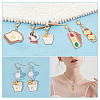 Food Pendant Stitch Markers HJEW-AB00317-5