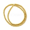 Electroplate Glass Beads Strands EGLA-F166-01A-4