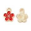 Alloy Enamel Charms ENAM-C005-34G-04-1