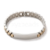 304 Stainless Steel Bracelets BJEW-I129-I-C-1