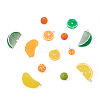 26Pcs 13 Style Resin Pendants RESI-CW0001-08-2