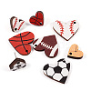 DIY Sport Theme Earring Making Kit DIY-TA0006-11-3