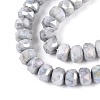 Anti-Tarnish Electroplate Glass Beads Strands GLAA-T025-6mm-11A-4