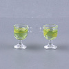 Resin Cup Pendants CRES-S359-11A-3