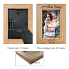 Natural Wood Photo Frames DIY-WH0247-005-2