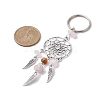 Woven Web/Net with Wing Alloy Pendant Keychain KEYC-JKC00587-03-2