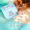 12Pcs 4 Colors Plastic Pendant Stitch Markers HJEW-NB00047-5