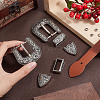 Belt Alloy Buckle Sets FIND-WH0111-299-3