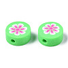 Handmade Polymer Clay Beads CLAY-N008-039F-3