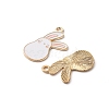 Alloy Enamel Pendants ENAM-CJC0011-20LG-2