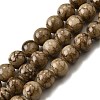 Natural Striped Stone Beads Strands G-D315-A01-03-6mm-2