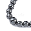 Non-Magnetic Synthetic Hematite Necklaces for Men NJEW-E107-03-2