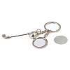 Golf Alloy Sublimation Blanks Keychains AL-CBAF9A1-02P-05-2