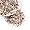 Spray Painted Picasso Cylinder Glass Seed Beads GLAA-T028-12A-05-1