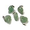 Natural & Synthetic Mixed Gemstone Pendants G-Z067-02P-01-2