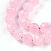 Natural Rose Quartz Beads Strands G-S345-6mm-34-4