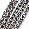 Tibetan Style 3-Eye dZi Beads G-K166-01-10mm-L2-01-1