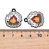 Baking Paint Alloy Enamel Pendants AL-CBA6AEB-13EB-01-3