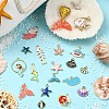 40Pcs 20 Styles Ocean Theme DIY Pendants Kits ENAM-YW0004-04-4