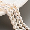 Natural Cultured Freshwater Pearl Beads Strands PEAR-P062-16B-2