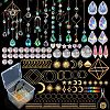 400Pcs DIY Glass Crystal Sun Catcher Hanging Decoration Sets PW-WG97738-01-1