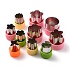 304 Stainless Steel Fruit & Vegetable Shaped Cookie Candy Food Cutters Molds DIY-I076-08P-1