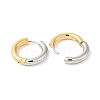 Two Tone Stainless Steel Huggie Hoop Earrings EJEW-P228-03B-1-2