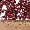 Spray Painted Glass Seed Beads SEED-F005-06A-01-4