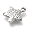 Ocean Theme Anti-Tarnish 304 Stainless Steel Pendants STAS-Z092-06P-07-2