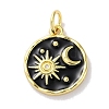 Rack Plated Brass Enamel Pendants KK-Z039-02B-1