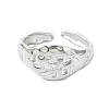 304 Stainless Steel Cuff Rings for Women RJEW-M019-11P-2