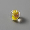 Handmade Silver Foil Glass Lampwork Beads GLAA-WH0036-04C-1