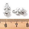 Micro Pave Clear Cubic Zirconia Pendants KK-M102-36P-3