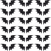 Gorgecraft 40Pcs 2 Style Demon Wing PU Leather Ornament Accessories FIND-GF0005-93C-1