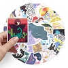 Twelve Constellation 50Pcs PET Waterproof Stickers PW-WG1DA6C-01-6