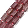 Natural Strawberry Quartz Beads Strands G-G162-D06-02-1