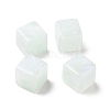 Opaque Acrylic Beads OACR-E014-18G-2