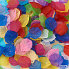 500Pcs 10 Colors Transparent Frosted Acrylic Pendants MACR-YS0001-03-5
