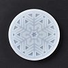 DIY Christmas Snowflake Pattern Cup Mat Silicone Molds DIY-E055-17-4