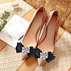 Fingerinspire 2Pcs Detachable Bowknot Polyester Ribbon Shoe Decoration FIND-FG0003-03C-5