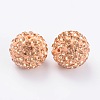 Polymer Clay Rhinestone Beads RB-H284-8MM-362-2