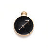 Alloy Enamel Pendants LS-ENAM-S124-01B-08F-2