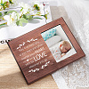 MDF Wood Photo Frames DIY-WH0231-054-6