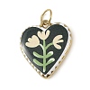 Baking Paint 304 Stainless Steel Pendants STAS-C178-01D-1