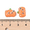 Halloween Theme Opaque Resin Cabochons CRES-M037-07J-3