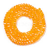 Electroplate Glass Beads Strands EGLA-A034-T2mm-A24-2
