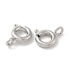 Brass Spring Ring Clasps X-KK-P249-08A-P-2