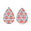 Autumn Theme PU Leather Big Pendants LS-FIND-R074-02B-1