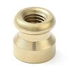 Golden Tone Round Wax Seal Brass Stamp Heads AJEW-M040-01G-K-3