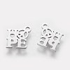 Tarnish Resistant 201 Stainless Steel Charms STAS-Q201-T124-2